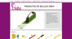 Desktop Screenshot of bellezaerika.com
