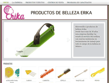 Tablet Screenshot of bellezaerika.com